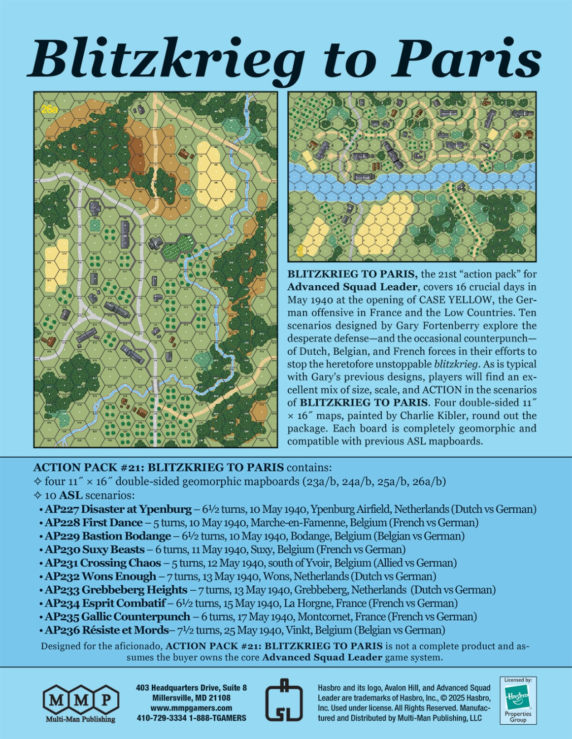 Action Pack #21: Blitzkrieg to Paris - now in stock
