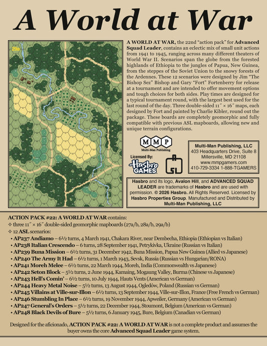 Action Pack #22: A World At War PREORDER