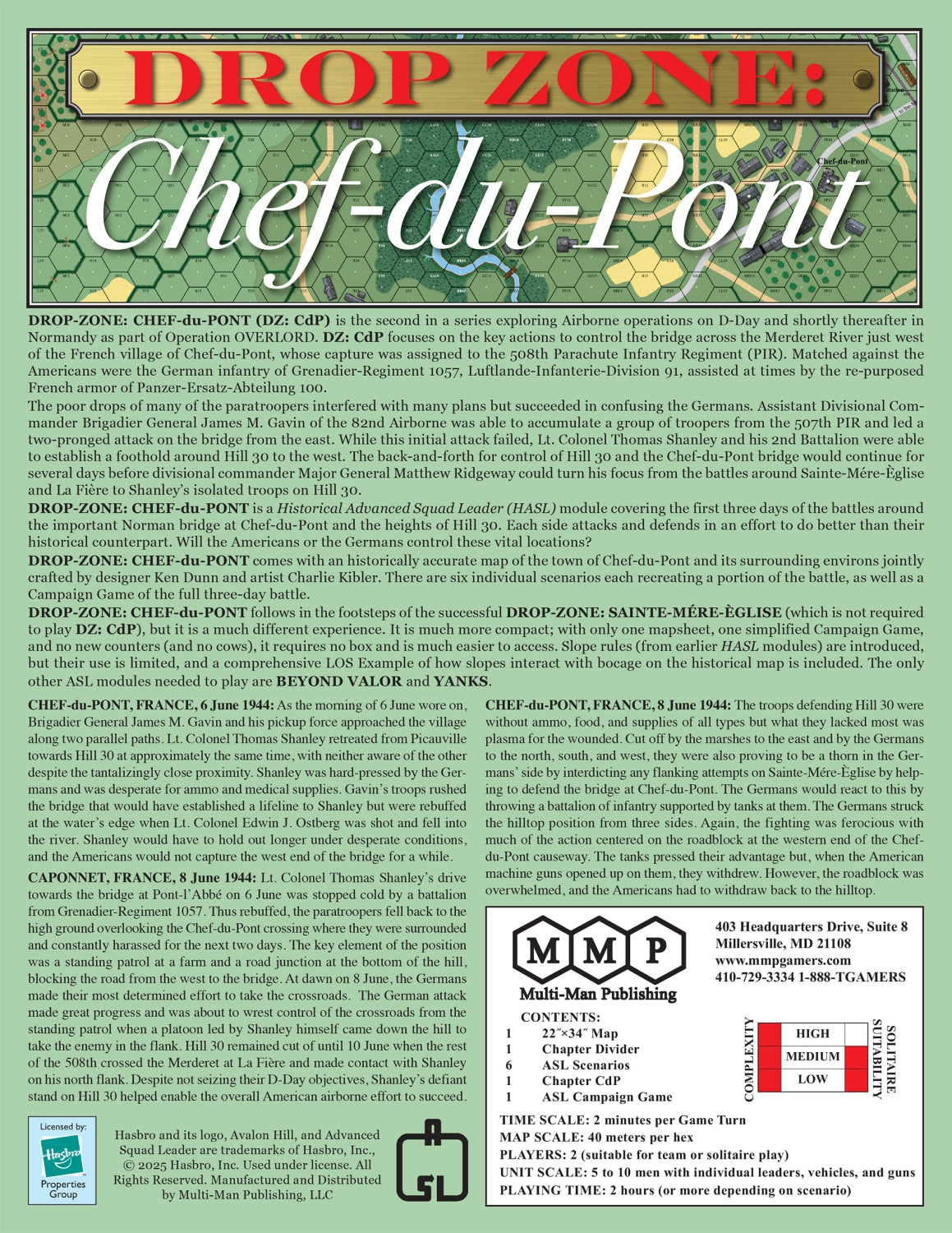 DROP-ZONE: CHEF-du-PONT now in stock