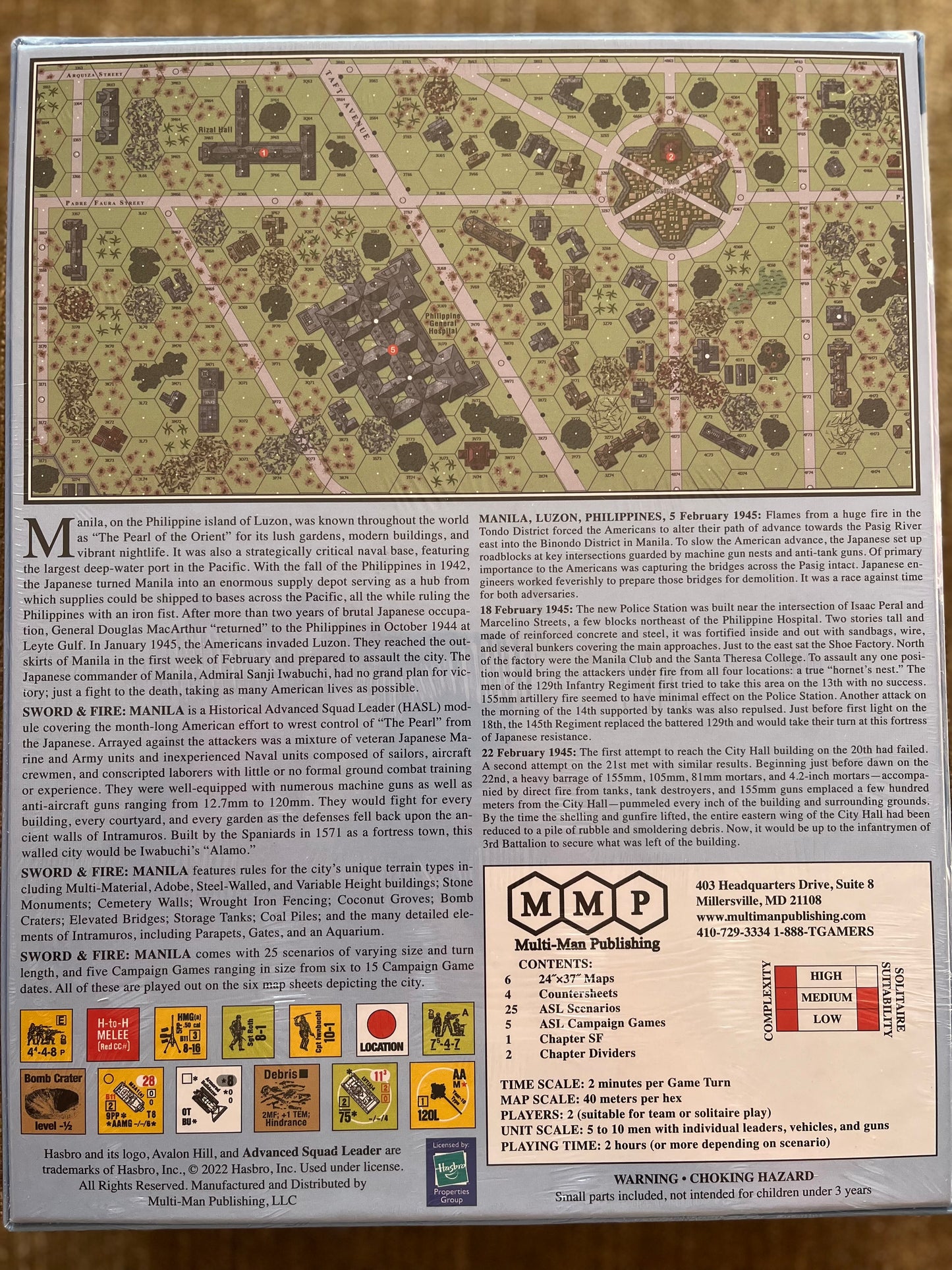 Sword & Fire: Manila; ASL Historical Module SALE