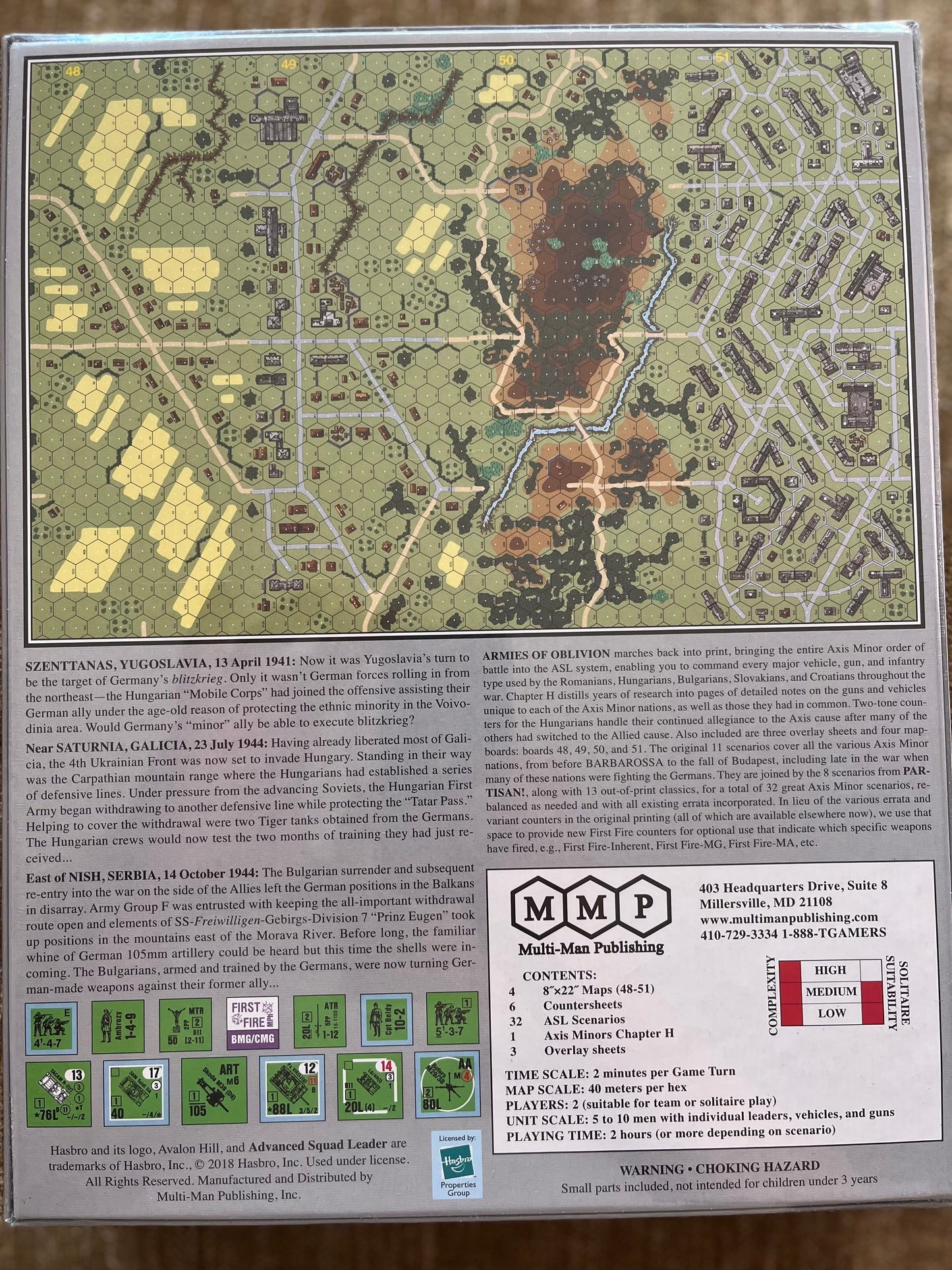 Armies of Oblivion, Axis Minors Module #12, no shrinkwrap