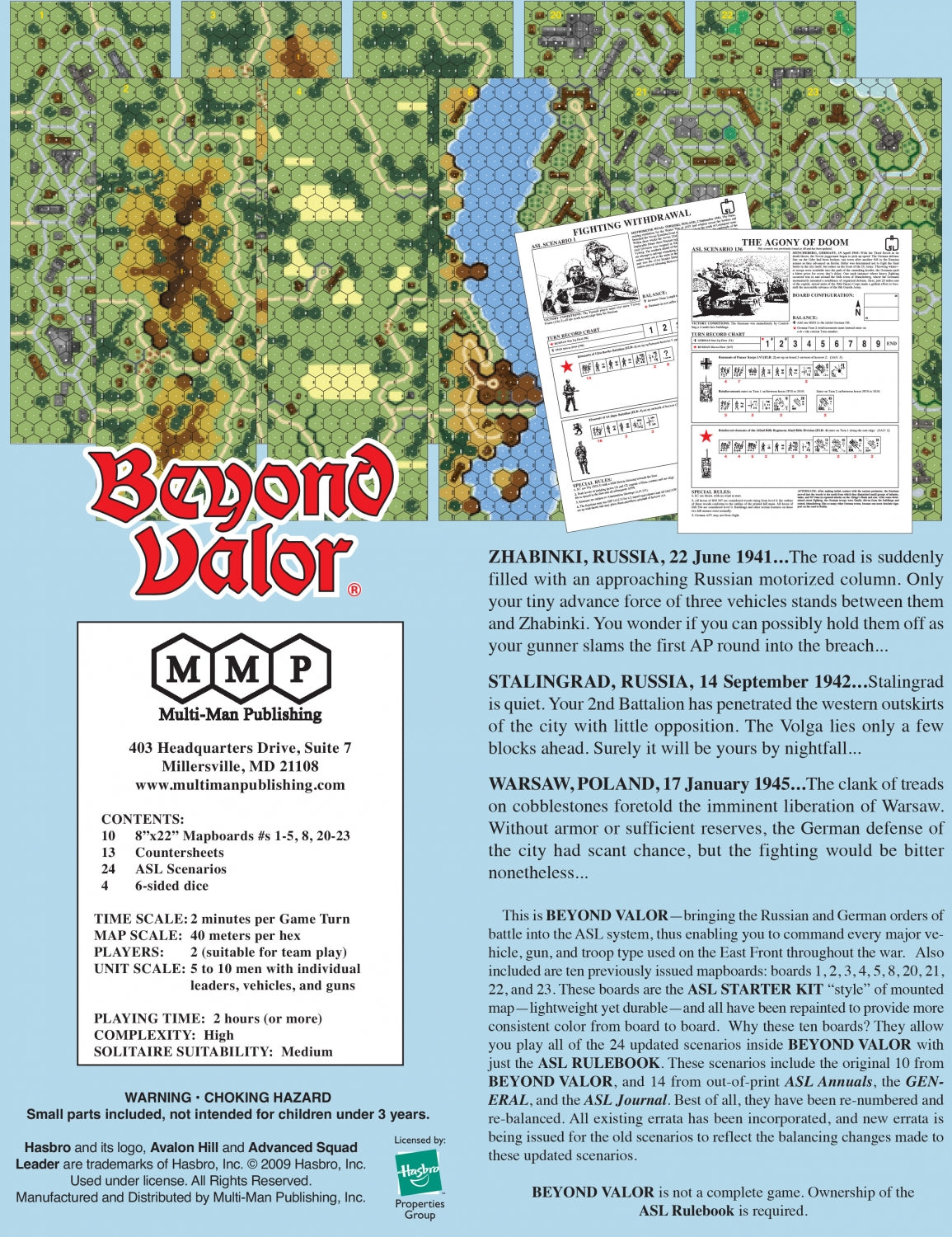 Beyond Valor, Module #1, 3rd edition (German & Soviet OoB)