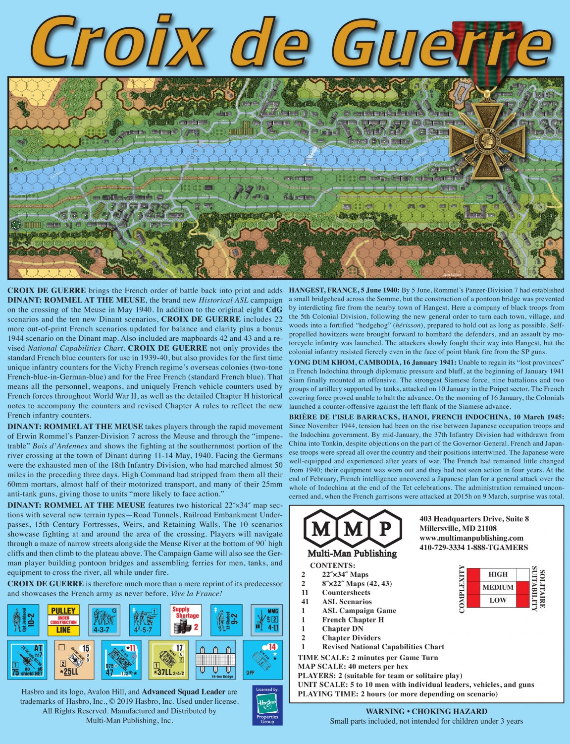 Croix de Guerre, 2nd edition, Module 10a (French OoB)