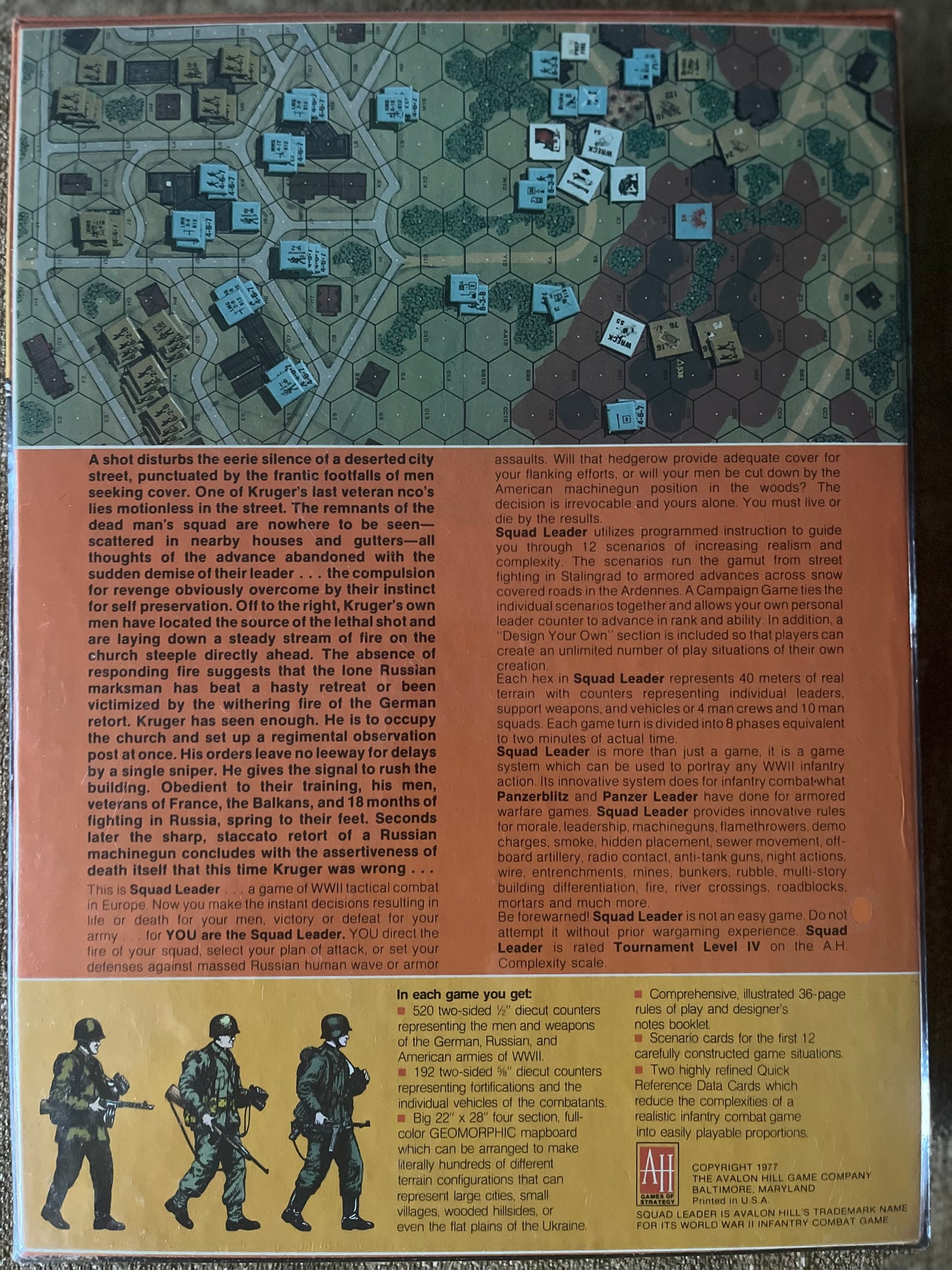 Squad Leader, 2nd edition (1978) complete game