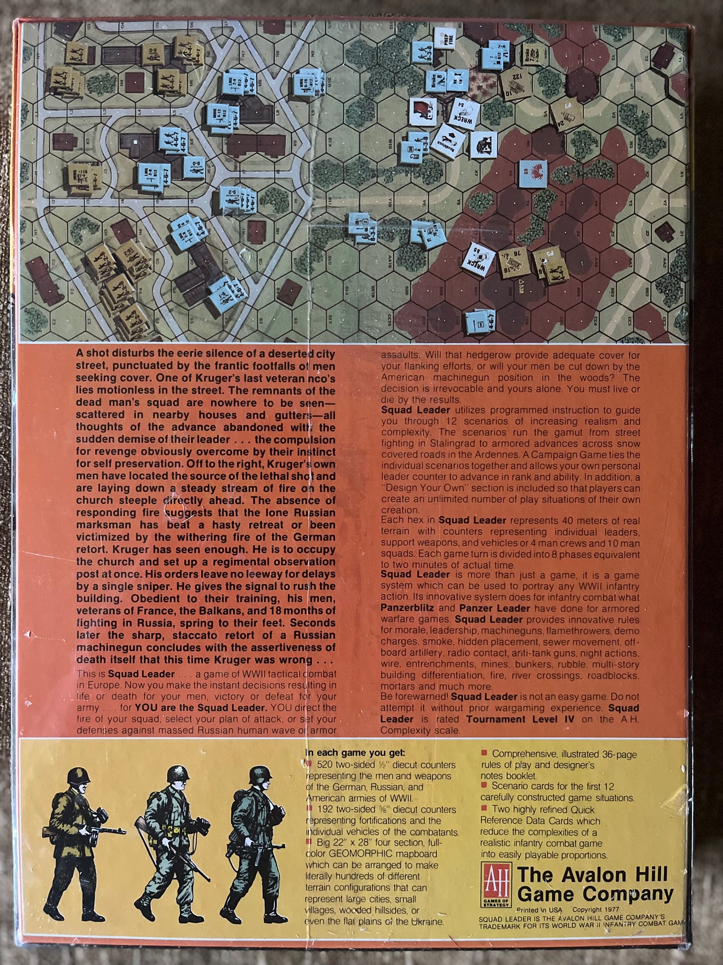 Squad Leader, 4th edition (1980) complete game