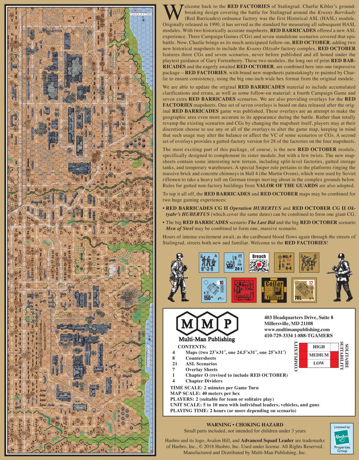 Red Factories ASL Historical Module Stalingrad